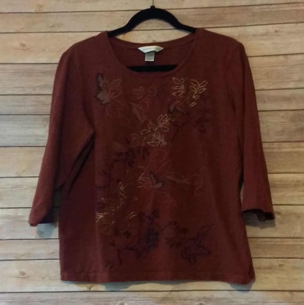 Autumn floral top!